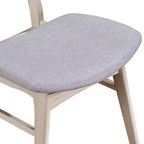 New Classic Furniture, Set da pranzo Oscar in 3 pezzi in legno, Frassino bianco