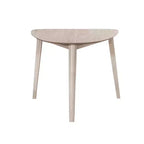New Classic Furniture, Set da pranzo Oscar in 3 pezzi in legno, Frassino bianco
