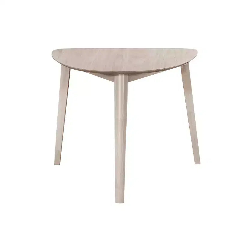 New Classic Furniture, Set da pranzo Oscar in 3 pezzi in legno, Frassino bianco