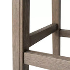 Sgabello da bancone Maven Lane Adrien senza schienale con rivestimento in tessuto, 26"