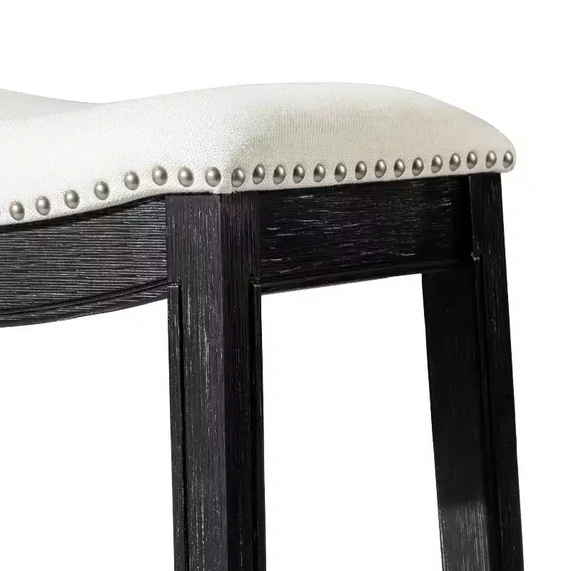 Sgabello da bancone Maven Lane Adrien senza schienale con rivestimento in tessuto, 26"