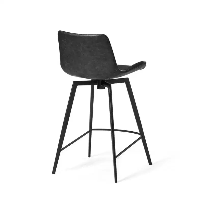 Sgabello da bancone Maven Lane Victor in similpelle, altezza 66 cm