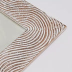 GDFStudio Cheryl Specchio Rettangolare a Figura Intera Intagliato a Mano in Legno Massello 72 Retro