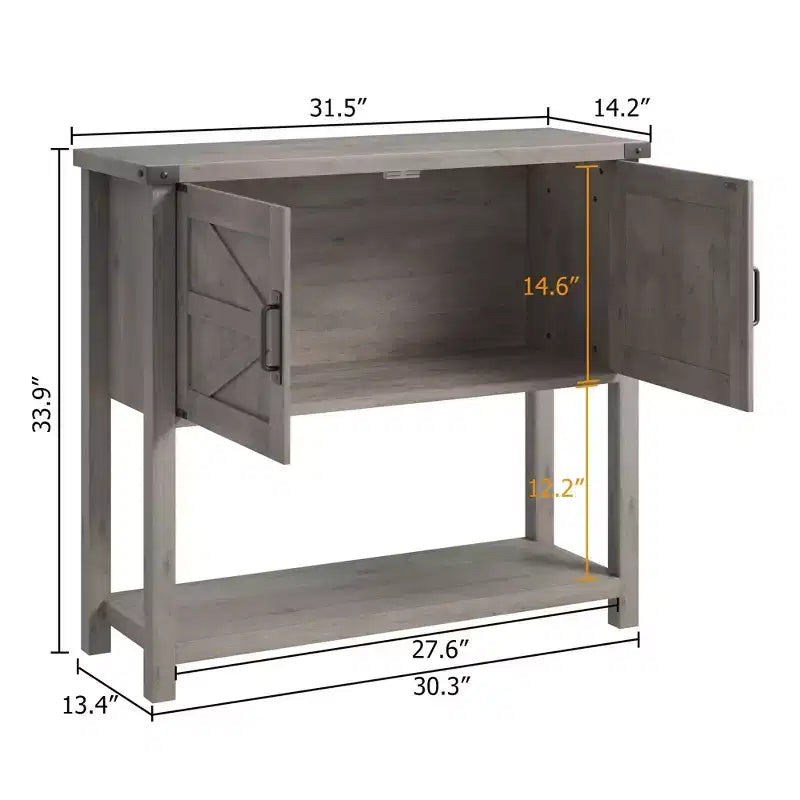 31 Mobile Consolle da Ingresso con Contenitore, Mobile Bar per Caffè in Legno, Madia Stretta, Tavolo per Foyer da Divano per Ingresso Corridoio