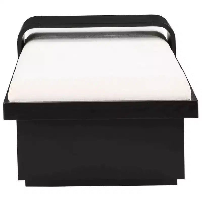 Meridian Furniture, Panca in tessuto ciniglia Arlington