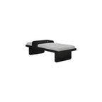 Meridian Furniture, Panca in tessuto ciniglia Arlington