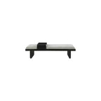 Meridian Furniture, Panca in tessuto ciniglia Arlington