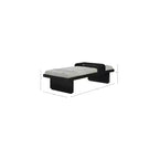 Meridian Furniture, Panca in tessuto ciniglia Arlington