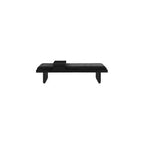 Meridian Furniture, Panca in tessuto ciniglia Arlington