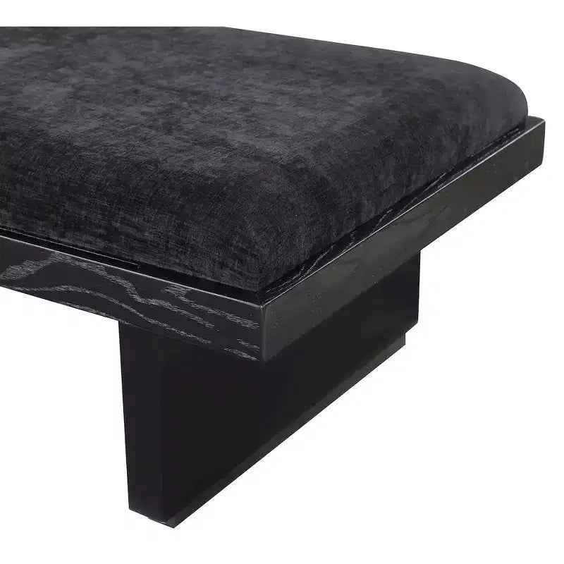 Meridian Furniture, Panca in tessuto ciniglia Arlington