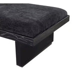Meridian Furniture, Panca in tessuto ciniglia Arlington