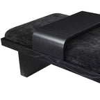 Meridian Furniture, Panca in tessuto ciniglia Arlington