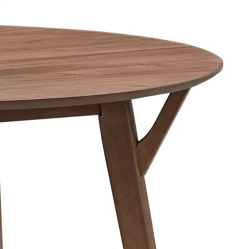 Okak Tavolo da pranzo rotondo in legno da 42 pollici Tavolo da cucina Tavolo da pranzo per 4 persone per sala da pranzo