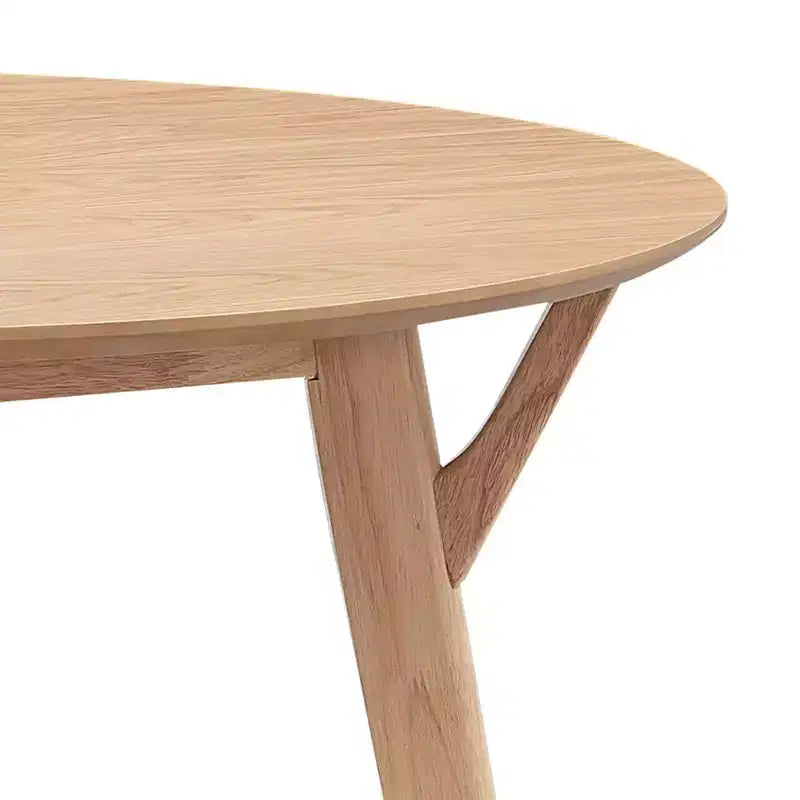 Okak Tavolo da pranzo rotondo in legno da 42 pollici Tavolo da cucina Tavolo da pranzo per 4 persone per sala da pranzo