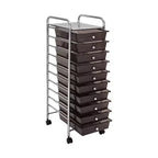 Carrello Portatutto Avvolgibile a 10 Cassetti, Organizzatore di Seville Classics
