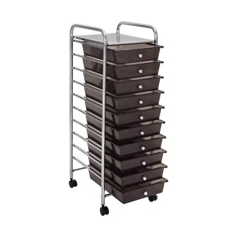 Carrello Portatutto Avvolgibile a 10 Cassetti, Organizzatore di Seville Classics