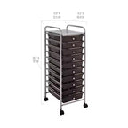 Carrello Portatutto Avvolgibile a 10 Cassetti, Organizzatore di Seville Classics
