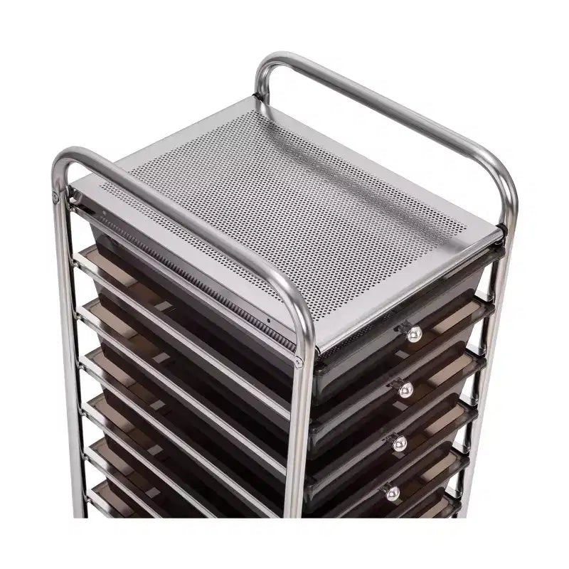 Carrello Portatutto Avvolgibile a 10 Cassetti, Organizzatore di Seville Classics