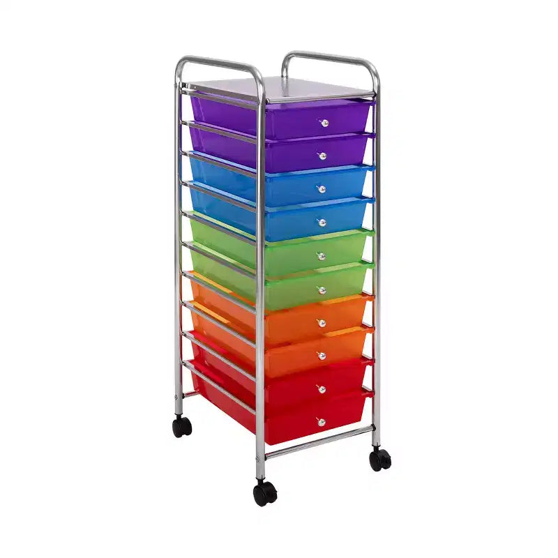 Carrello Portatutto Avvolgibile a 10 Cassetti, Organizzatore di Seville Classics