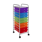 Carrello Portatutto Avvolgibile a 10 Cassetti, Organizzatore di Seville Classics