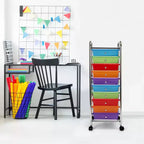 Carrello Portatutto Avvolgibile a 10 Cassetti, Organizzatore di Seville Classics