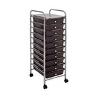 Carrello Portatutto Avvolgibile a 10 Cassetti, Organizzatore di Seville Classics
