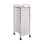 Carrello Portatutto Avvolgibile a 10 Cassetti, Organizzatore di Seville Classics