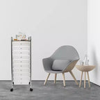 Carrello Portatutto Avvolgibile a 10 Cassetti, Organizzatore di Seville Classics
