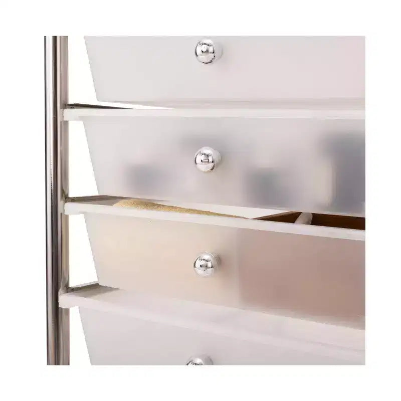 Carrello Portatutto Avvolgibile a 10 Cassetti, Organizzatore di Seville Classics