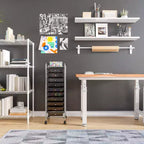 Carrello Portatutto Avvolgibile a 10 Cassetti, Organizzatore di Seville Classics