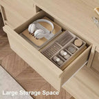 Cassettiera Moderna a 6/7/8 Cassetti, Comò in Legno per Soggiorno, Corridoio, Ingresso, Ufficio