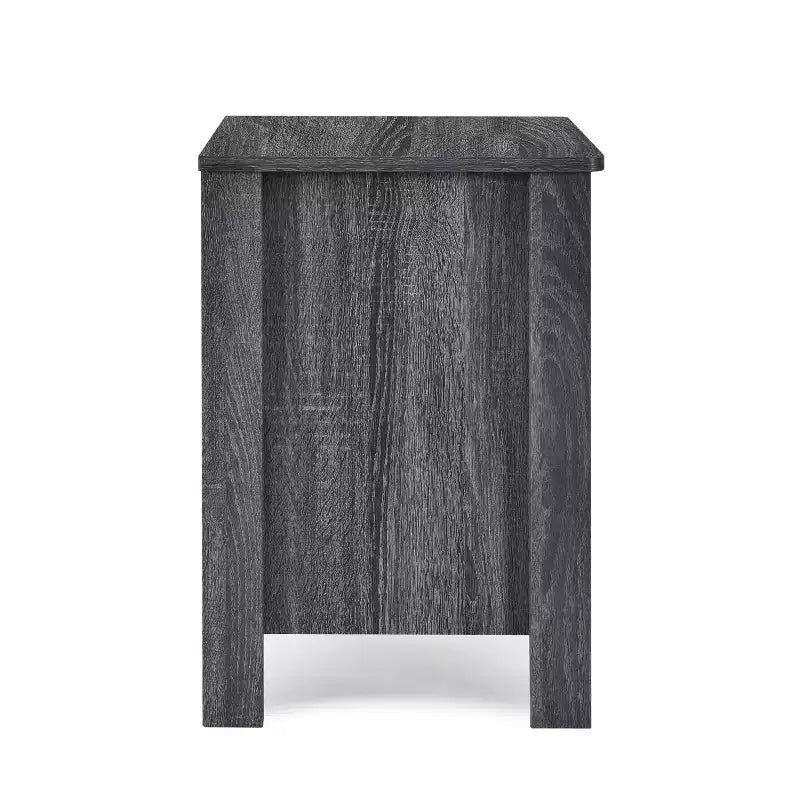 GDFStudio Titeca Comodini contemporanei in legno a 2 cassetti (set di 2)